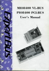MIO8400 VL-BUS, PIO8400 VL-BUS. Users Manual