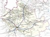 Ивье .Карта дорог Беларуси Белавтодора