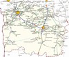 Свислочь .Карта дорог Беларуси Белавтодора